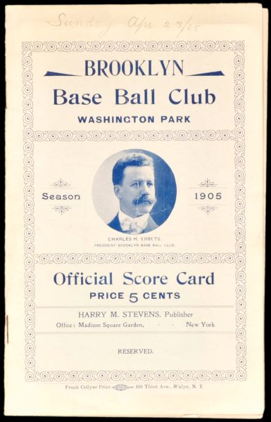 1905 Brooklyn Dodgers